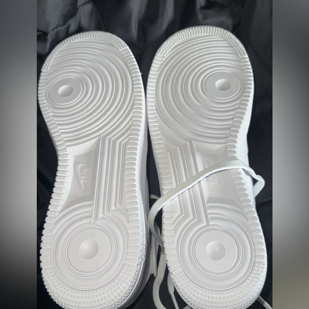 White Sneakers with Logo Sole